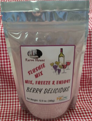 Berry Delicious Slushie Mix, Wine Slushy Mix