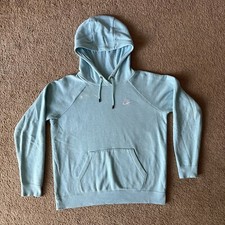 Nike Sweatshirt Womens Medium Hoodie Pullover Stain Pockets Teal