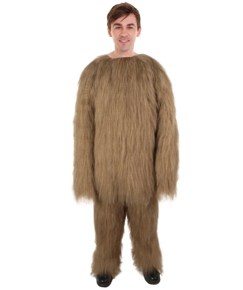 HPO Adult Unisex Sloth Cozy Furry Bodysuit Mascot with Mask for Halloween - Image 4 of 4