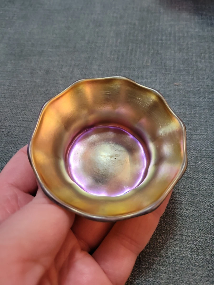 Tiffany Salt Cellar In Tiffany Art Glass for sale | eBay