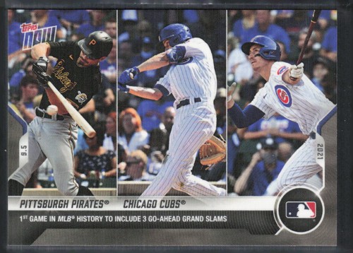 2021 Topps Now 763 PITTSBURGH PIRATES® / CHICAGO CUBS®