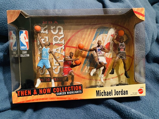 1999 Mattel Hoops NBA Michael Jordan Then and Now Collection 4 Action Figures for sale online | eBay