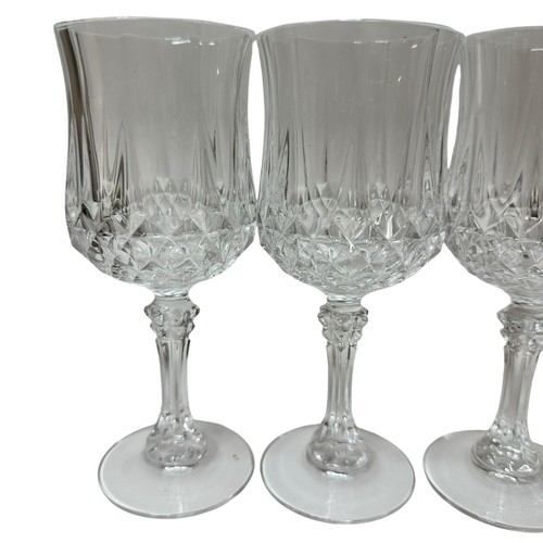 Neu 6er Set Vintage Cristal d'Arques Longchamp Kristall 2 Oz Weingläser - Bild 4 von 17
