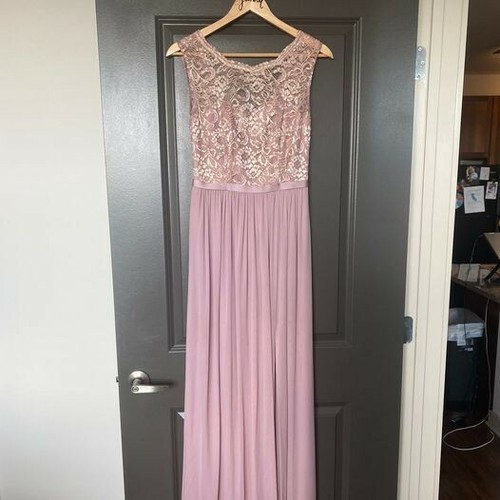David's bridal bridesmaid dress with 