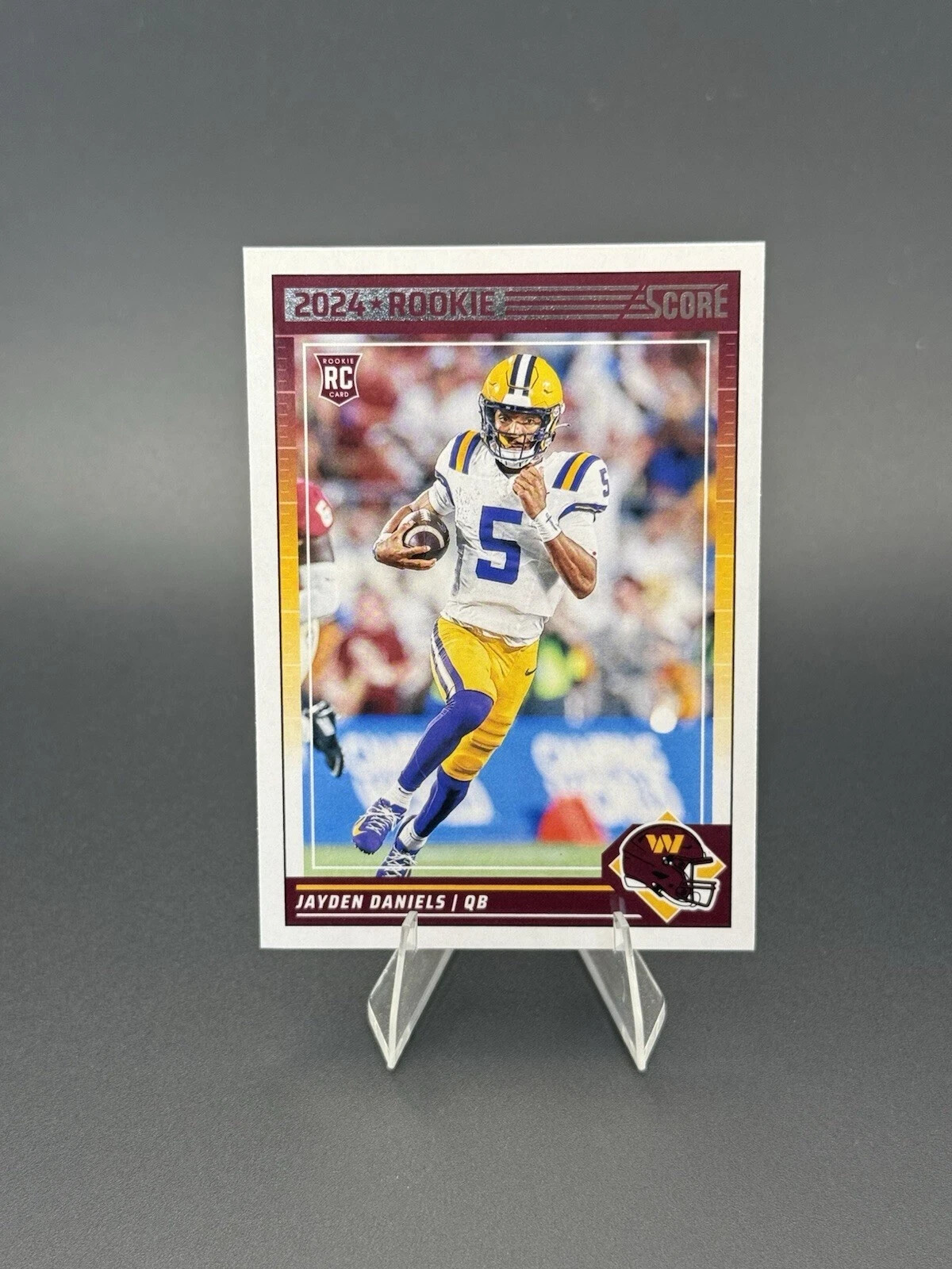 Jayden Daniels #302 (Rookie Card)-2024 Score - Rookies