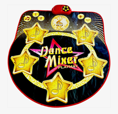 Kids Electronic Dance Mixer Playmat Light Up Musical Dance Mat Game Sunlin Toy