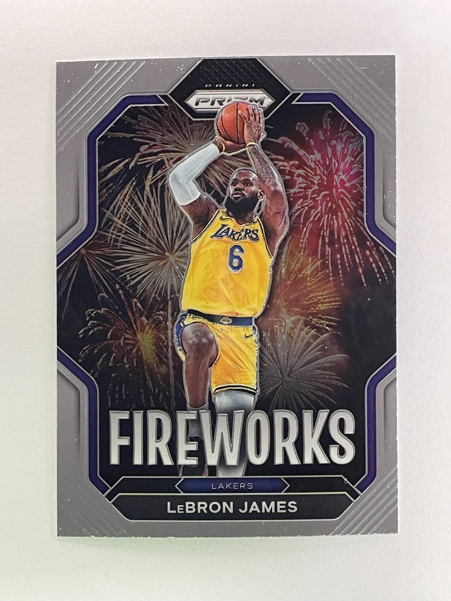 その他 Lebron James Prizm Silver Fireworks 2023-24 Panini Prizm LeBron James SILVER Fireworks PSA 9 | eBay