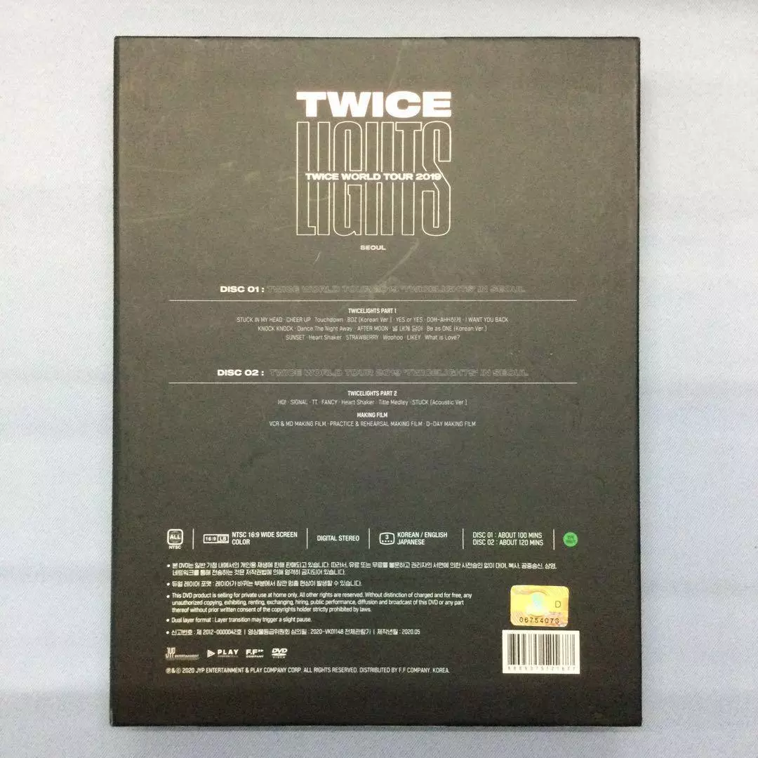 TWICE WORLD TOUR 2019 Twicelights In Seoul DVD Photo Card Photo