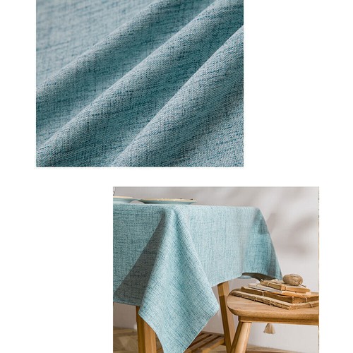 Waterproof Cotton Linen Tablecloth Dining Kitchen Table Cover Wedding Home Decor - Picture 27 of 29
