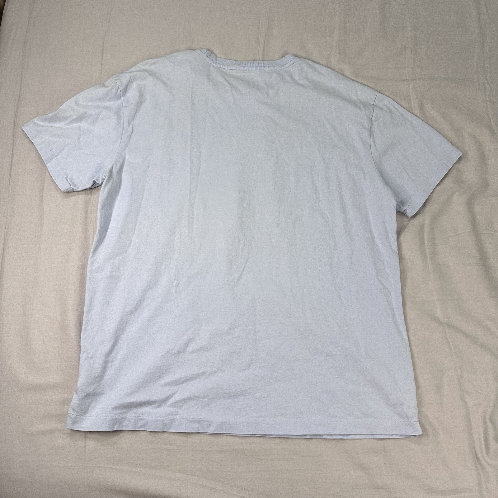 Maglietta Polo R Lauren & Co uomo M bambino blu maniche corte girocollo pony