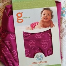 New Medium gLotus Gdiaper Cloth Diaper pink girls baby