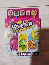 ~NUEVO Libro de actividades para colorear Shopkins para niños~5 gomas de borrar, 1 lápiz gris y libro de garabatos~