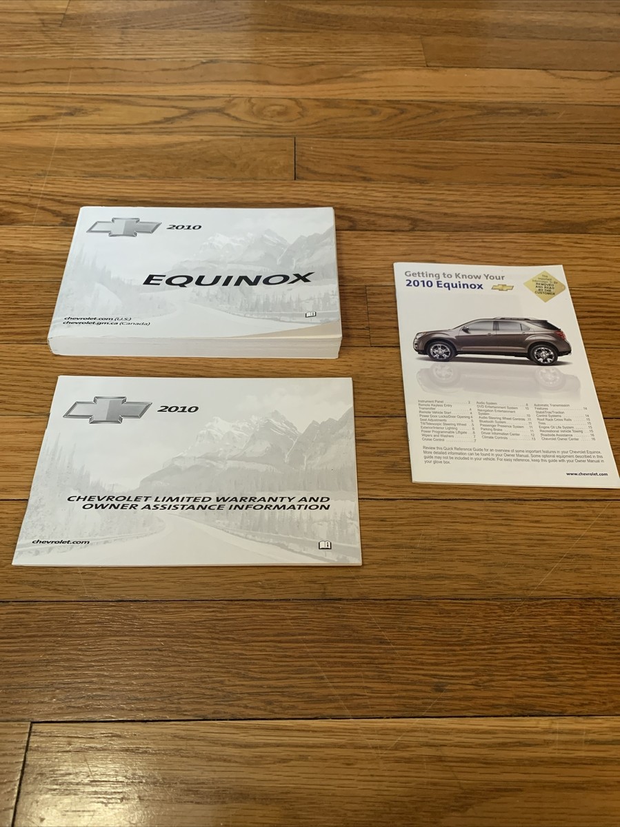 2010 EQUINOX MANUAL visual data 8