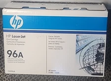 Genuine HP 96A/C4096A Black toner cartridge for use in LaserJet 2100 2200, open