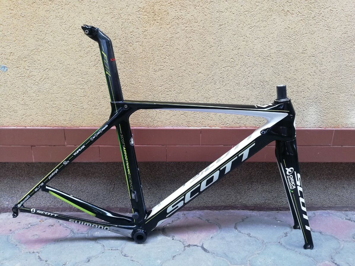 Scott Foil Team Issue Orica GreenEdge Carbon Frameset | eBay Scott Foil Team Issue Orica GreenEdge Carbon Frameset | eBay