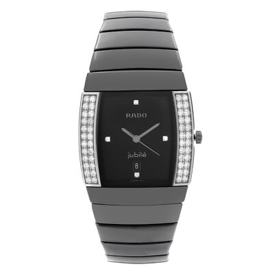 Rado Sintra Jubile Ceramic Diamond Black Dial Quartz Ladies Watch R13617712
