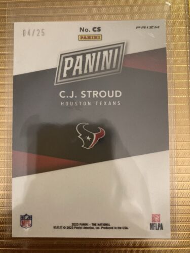 2023 National Silver Pack CJ Stroud RC Marketing Splash #’d 04/25 - Picture 2 of 10