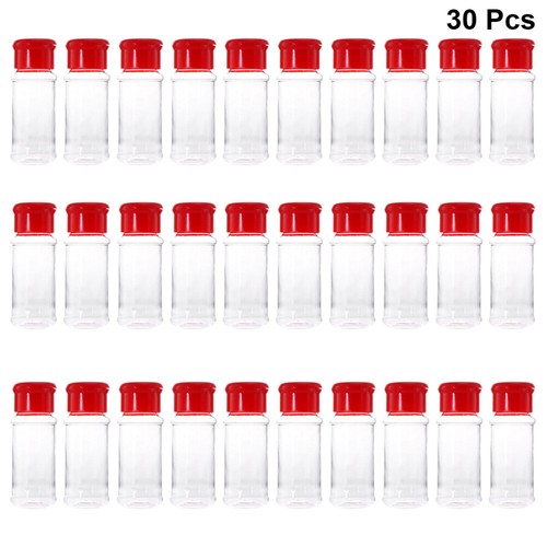 Salt Box Jars Condiment Pots Container Shaker Plastic Jars Shaker Lids - Picture 11 of 12