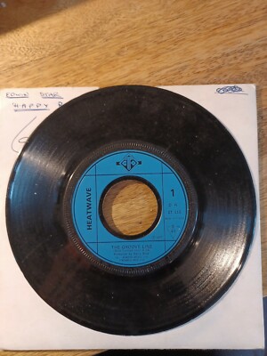 HEATWAVE THE GROOVE LINE 45 RPM VINYL SINGLE 1977 (FRANCE)