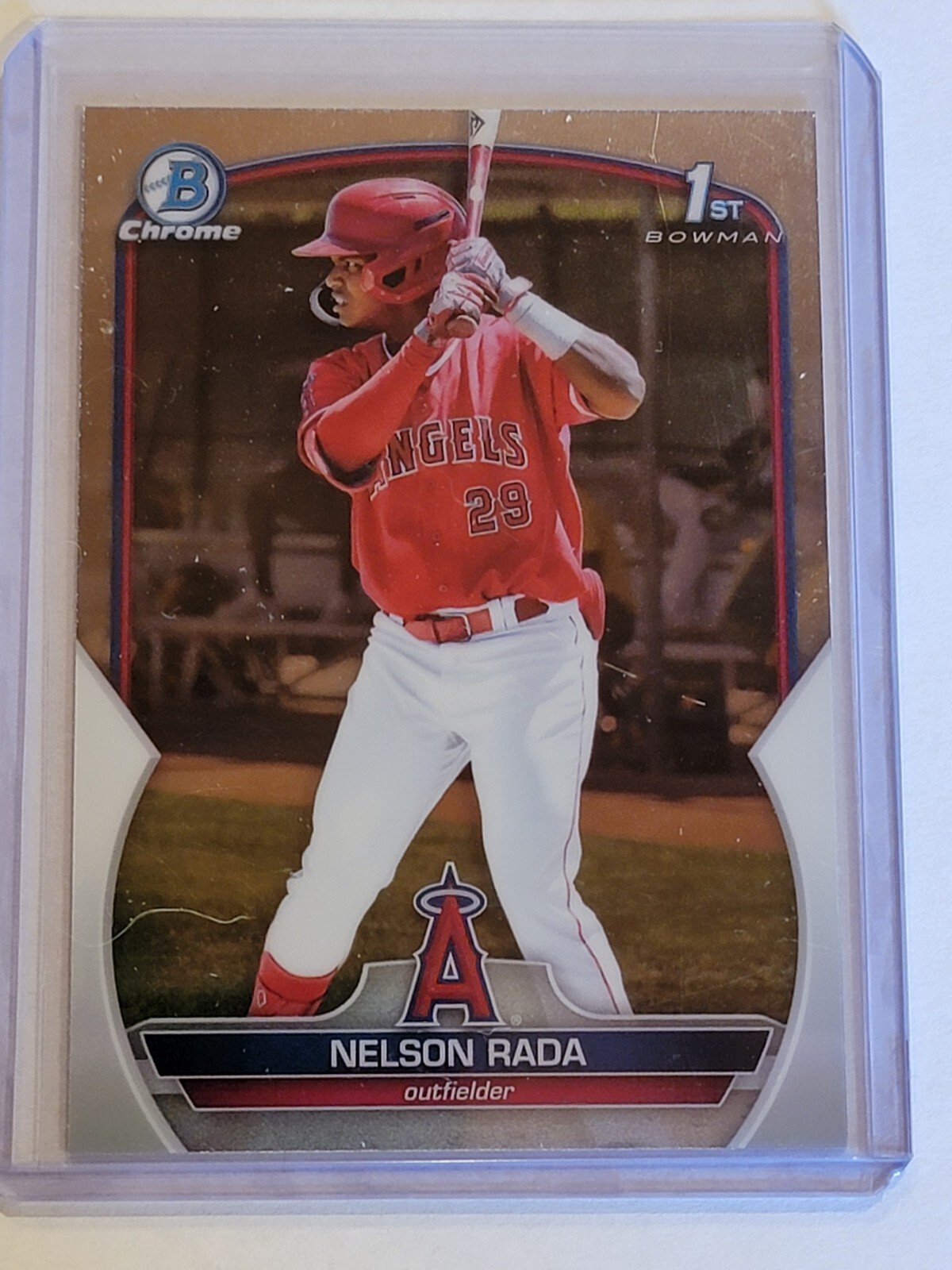 2023 Bowman Chrome Nelson Rada #BCP-132 1st Bowman Los Angeles Angels