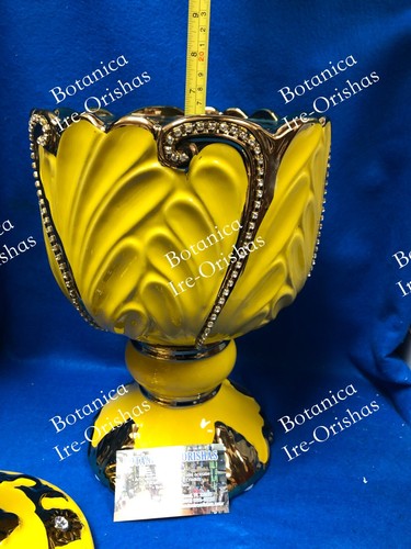 Tureen SOPERA TINAJA DE OSHUN OCHUN RELIGION YORUBA IFA SANTERIA . - Picture 6 of 6
