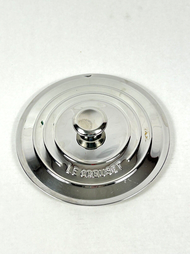 Le Creuset Casseruola Acciaio Inox Pentola Coperchi Solo Salsiera 7" &8" Lotto di 2 - Foto 2 di 10