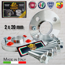 IGP 2 DISTANZIALI 20 mm 4 x 98 mozzo 58.1 + 8 BULLONI x FIAT Fiorino Doblo Qubo