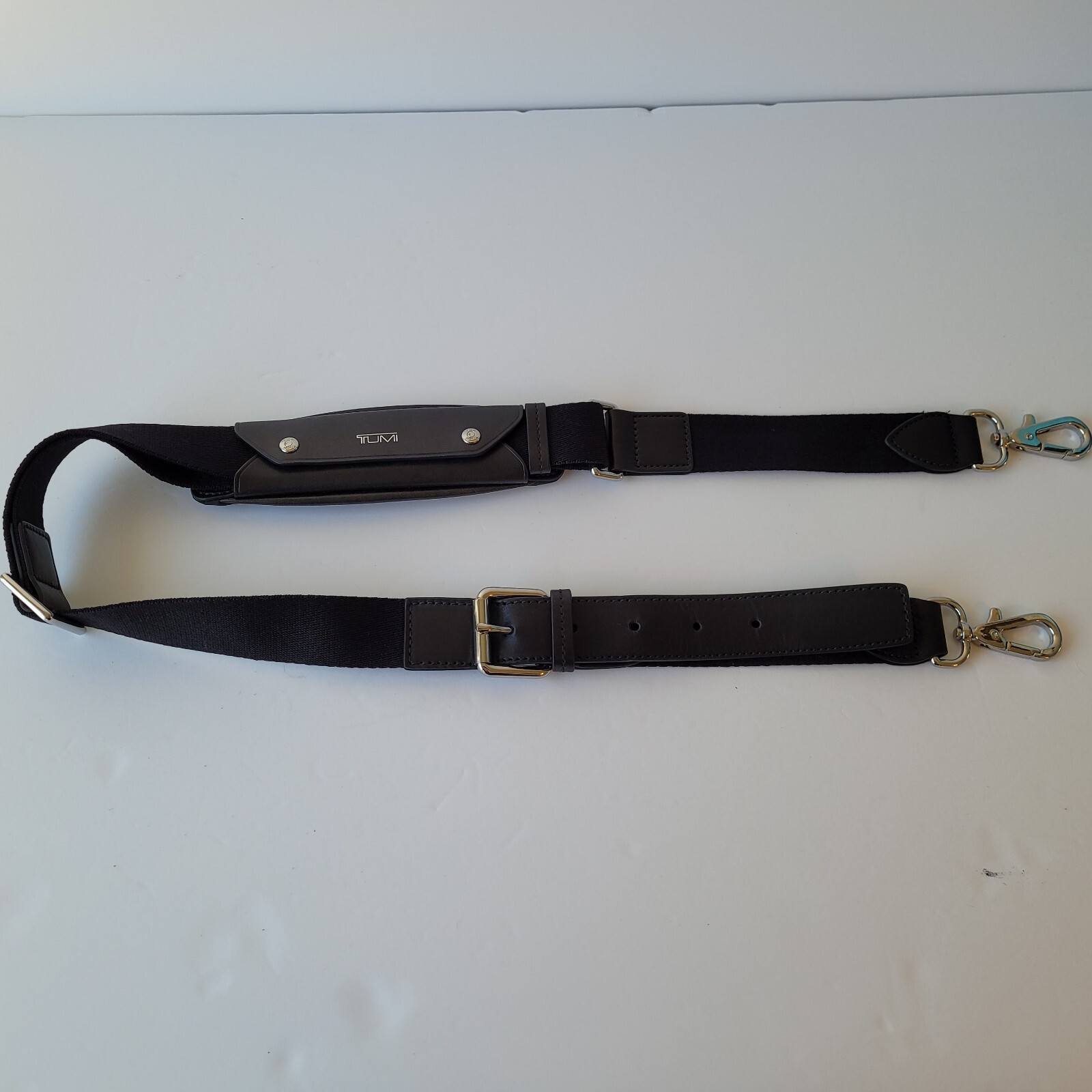 TUMI Black Replacement Adjustable Nylon Briefcase Bag Handbag Shoulder