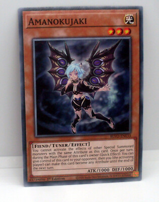 Yu-Gi-Oh Karte - Amanokujaki - Fiend / Tuner / Effect - Yugioh