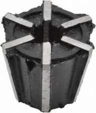 Value Collection Rubber Tap Collet, Min Capacity 0.0984", Max Capacity 0.1772"