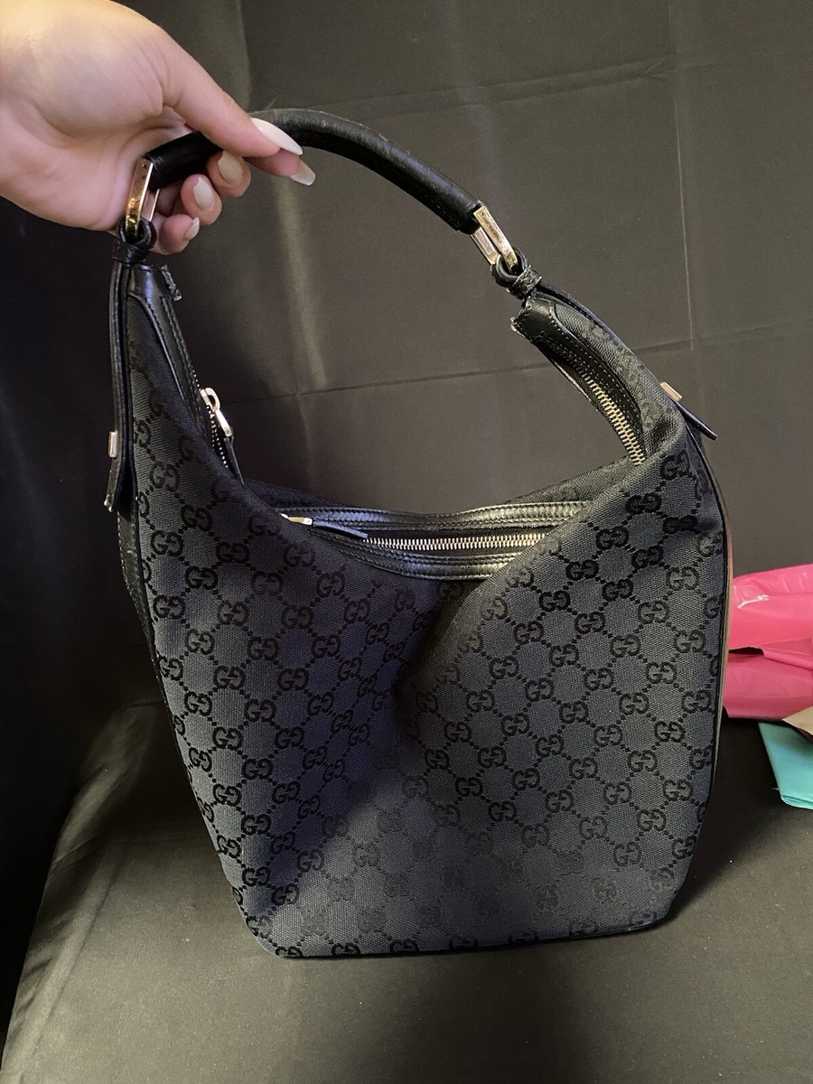 Gucci Handbag Shoulder Bags Gg Canvas Black 4288 hobo bag Gucci Handbag Shoulder Bags Gg Canvas Black 4288 hobo bag