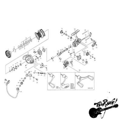 DAIWA Genuine Part 18 Legalis LT3000-CXH Spool (2-6) Part Number 6