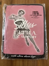 SILKIES ULTRA TLC SUPPORT Ultra Sheer Legs QUEEN X Taupe XX Large UTLC 100 VTG ✨