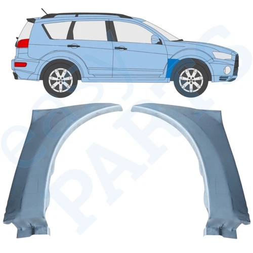 Mitsubishi Outlander 2007-2012 Front Wing Repair Sheet / Pair