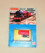 MERIT - Cabina TELEFONO inglese con FIGURINA che telefona - confezione originale