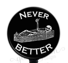 Funny Badge Reel, Radiologic Badge Reel, Sarcastic Badge Holder, ID Holder G6012