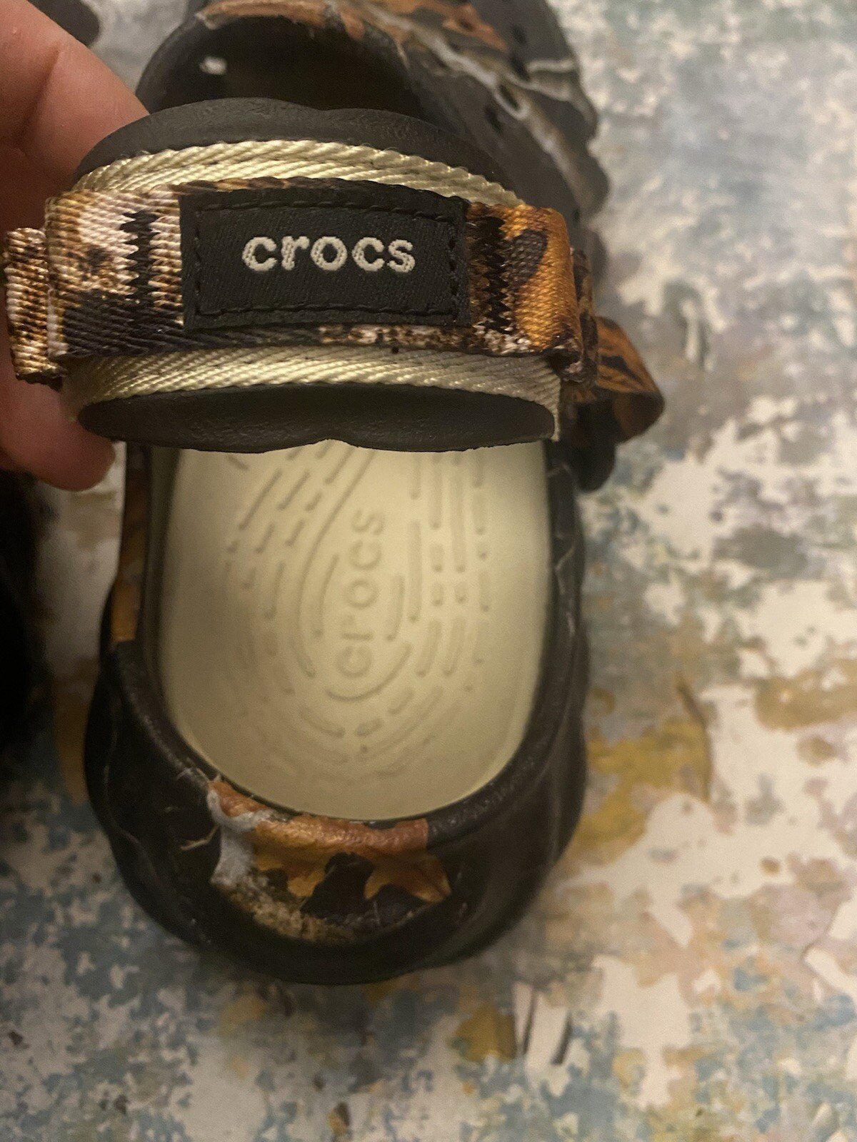 Crocs Realtree Edge Echo Clogs Camouflage brown black size 5/8 #4 image 9