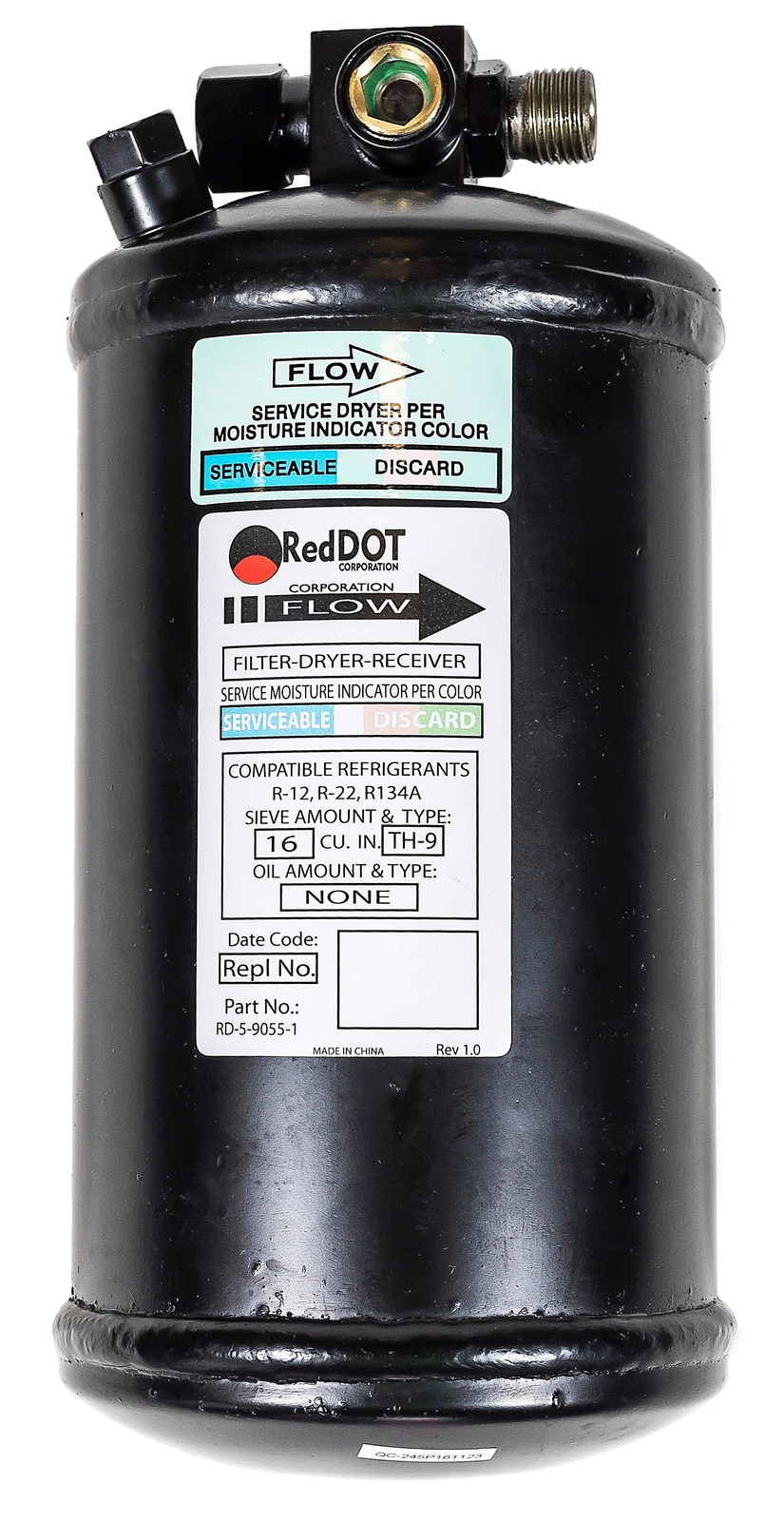 AC Receiver Drier for John Deere Dozers Loaders AT162848 60-1-0004