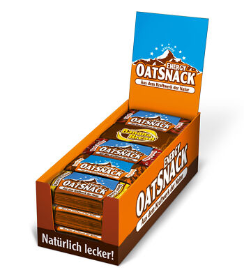 (26,56 EUR/kg) Energy OatSnack, natürliche Riegel - 15x65g versch. Geschmäcker