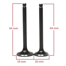 50cc 60cc 80cc 100cc GY6 Engine 64mm Intake Exhaust Valves 139QMB Scooter Moped