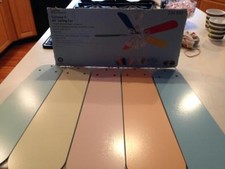 Hampton Bay 44 Ceiling Fan Carousel Ii Multi Color Rainbow Blades