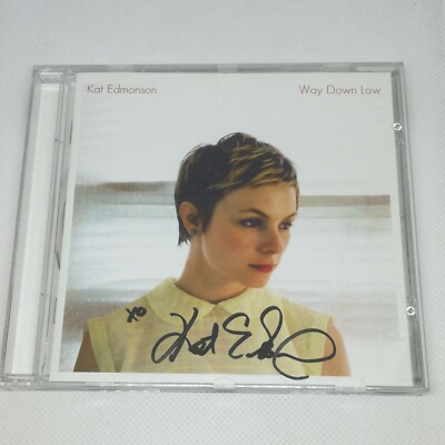 Signed / Autogramm. Way Down Low von Kat Edmonson. CD