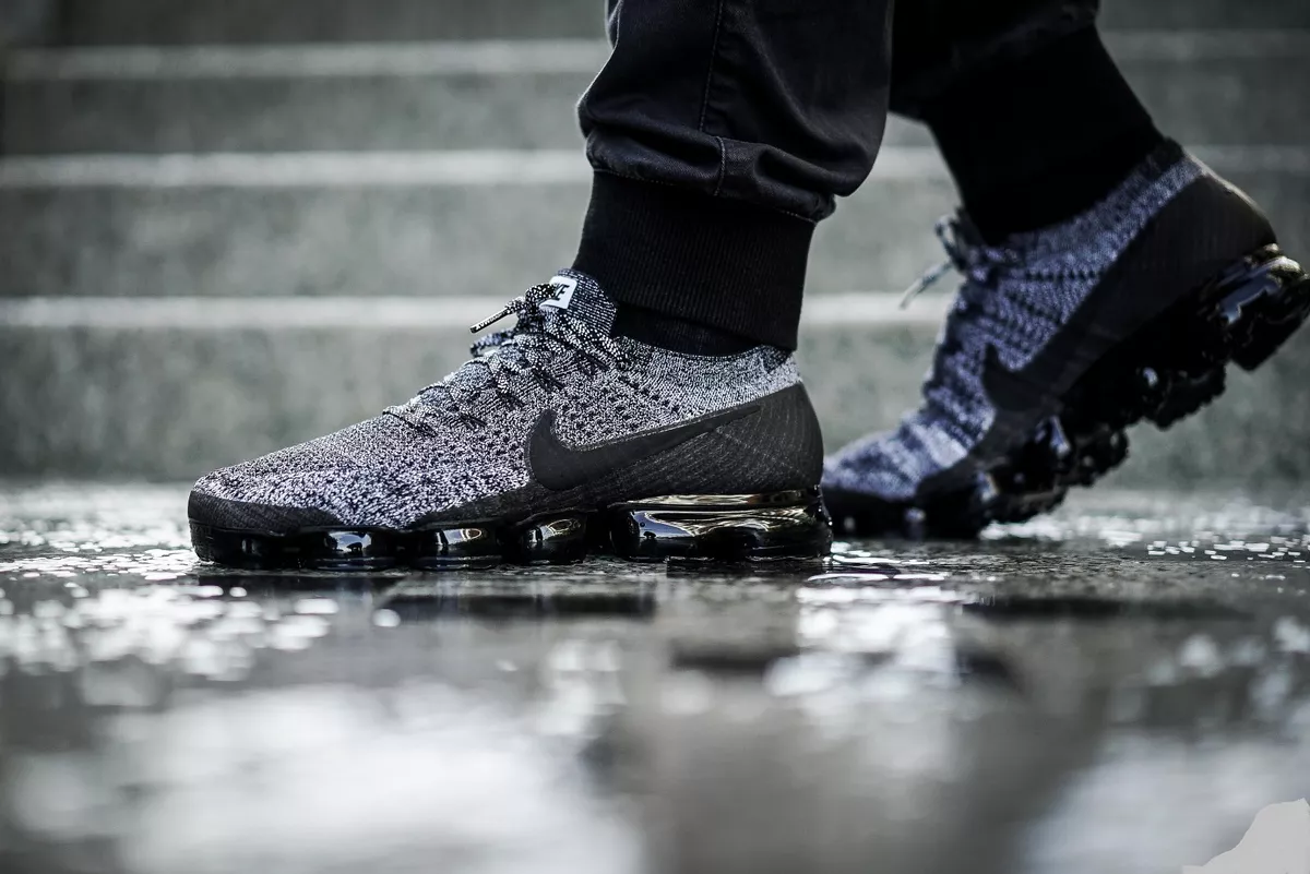 embargo Guiño máquina Nike Air VaporMax Flyknit Black/Black-White-Racer Blue 849558-041 Mens Sz  11 | eBay