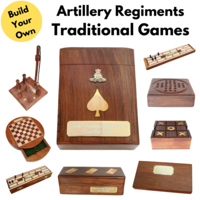 Artillerie Regimenter traditionelle Holzspiele mit kostenloser Gravur