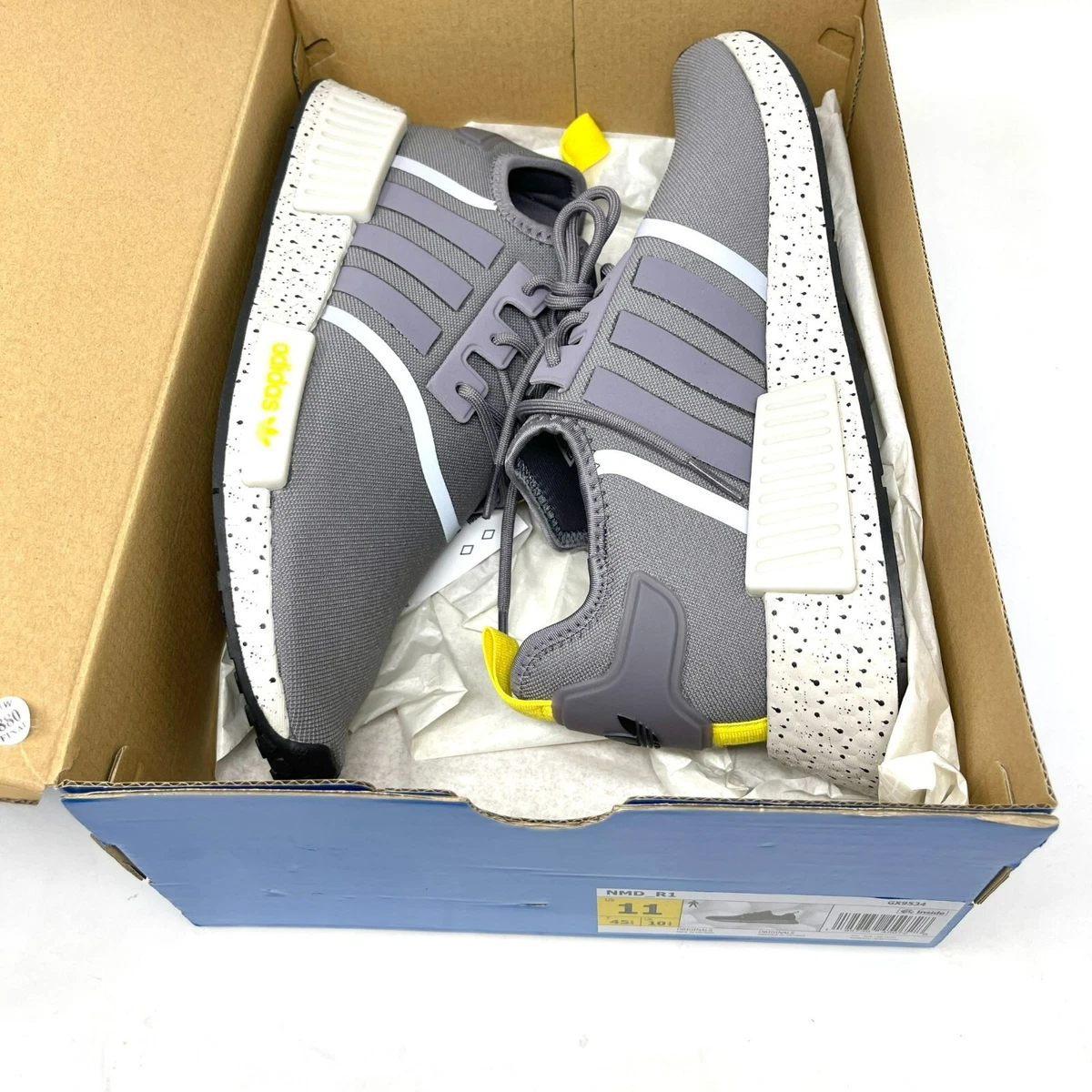 Adskille rynker beskytte adidas NMD R1 Mens Size 11 Trace Grey Cloud White Core GX9534 | eBay