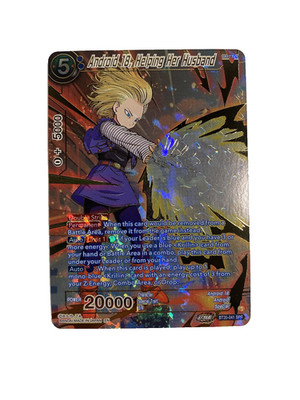 Dragon Ball Super Card Android 18 Helping Her Husband BT20-041 SPR Foil