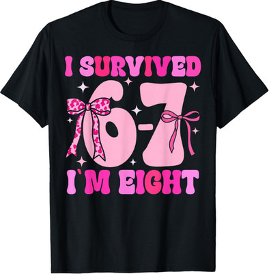 8th Birthday Girl Outfit Bruh Im 8 Year Old T-Shirt