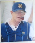 LOU HOLTZ SIGNED NOTRE DAME FOOTBALL COACH 8x10 AUTOGRAPHED & INSCRIBED PHOTO