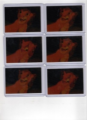 1994 SKYBOX THE LION KING LENTICULAR #L1 SIMBA ''I NEVER GET TO GO ANYWHERE''