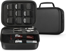 Hard Barber Accessories Case for Hair Clippers, Mens Hair Cutting Barber Supplie